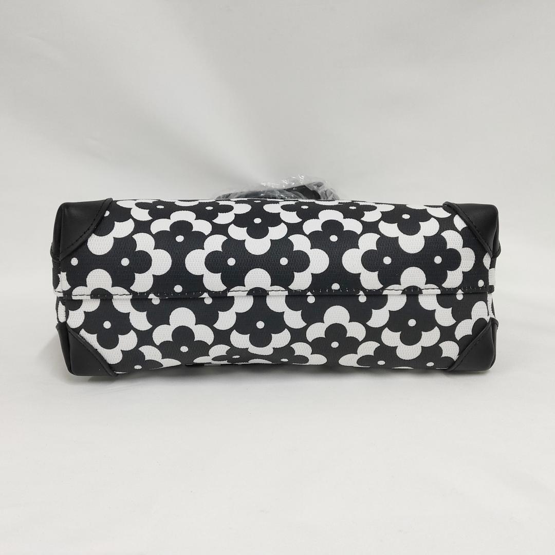 ○★新品未使用 パーリーゲイツ 花柄カートバッグ コンパクトバッグ ブラック