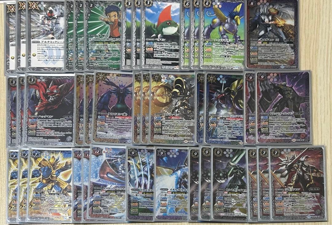 【スリーブ付】BS バトスピ デジモン 煌臨デッキ + パーツ