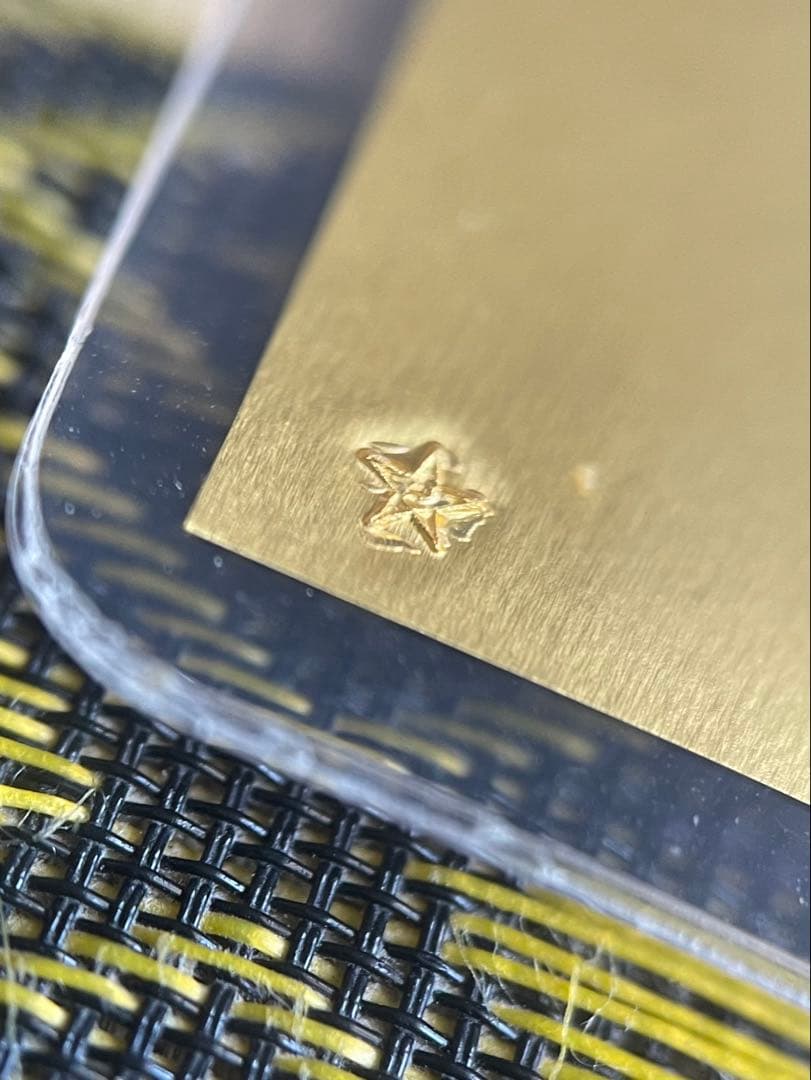 田中貴金属　純金 ラミネート カード ゴールド 1g 刻印あり