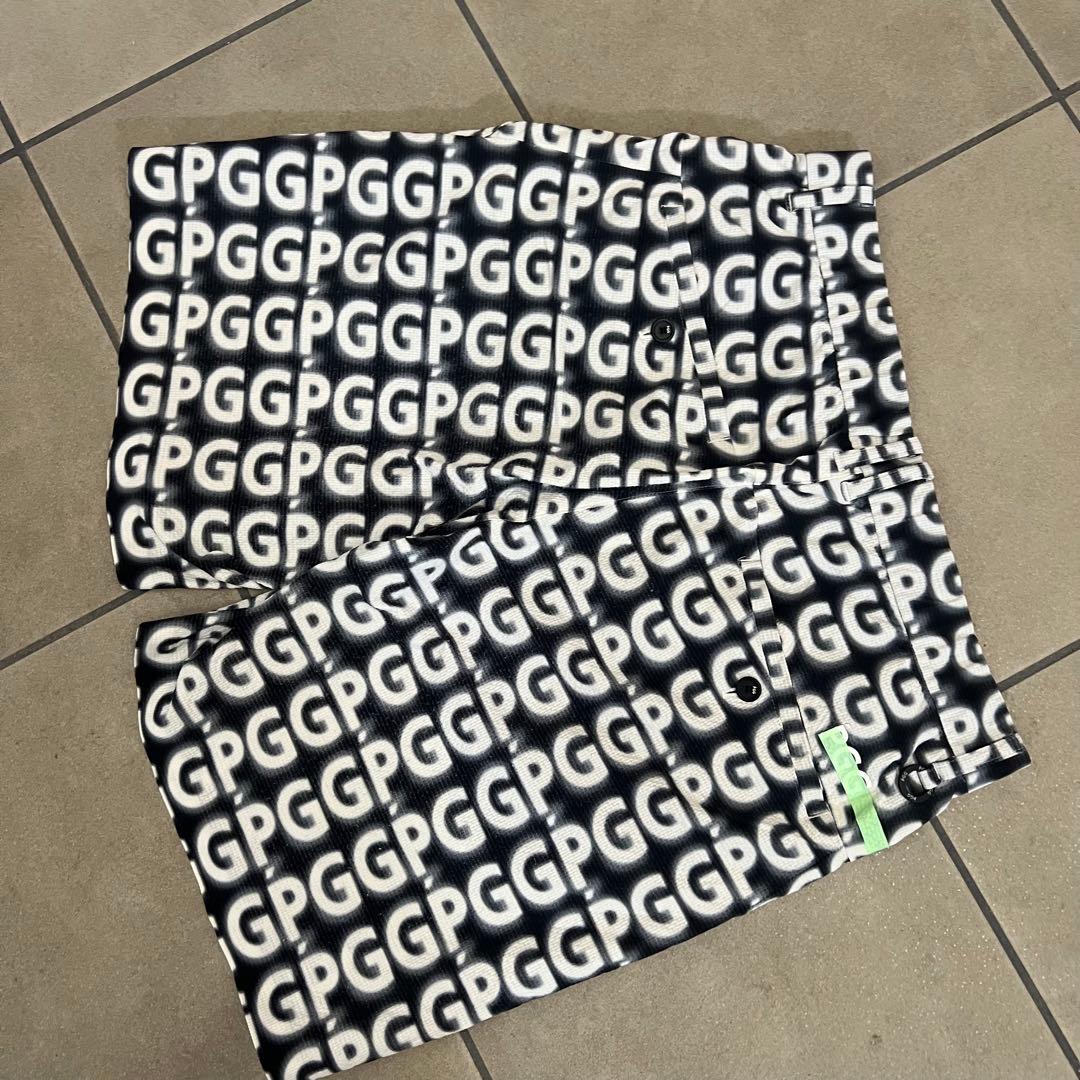 Pearly gates パーリーゲイツ　総柄　ハーフパンツ　メンズ　ロゴ　M