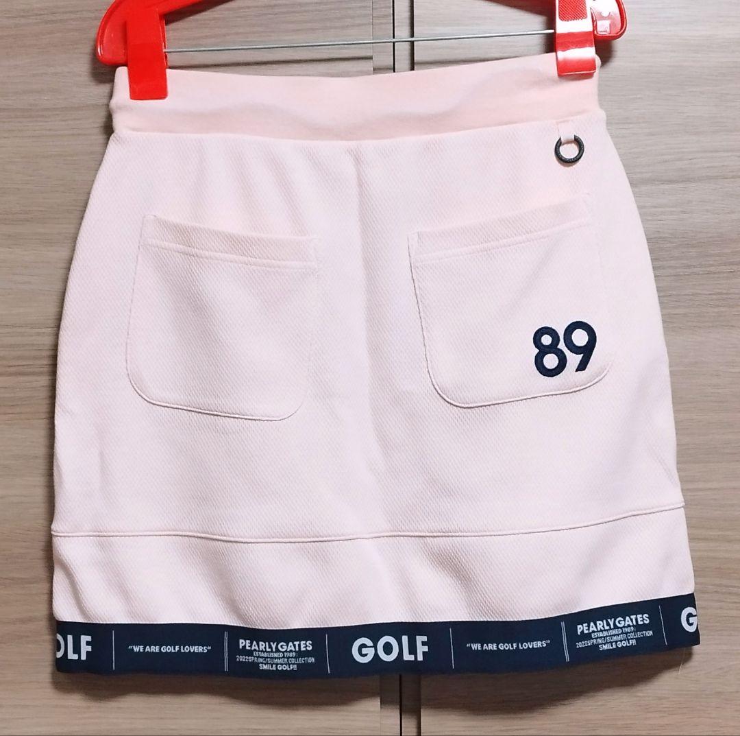 新品　パーリーゲイツ スカート　サイズ：１（M）　ピンク
