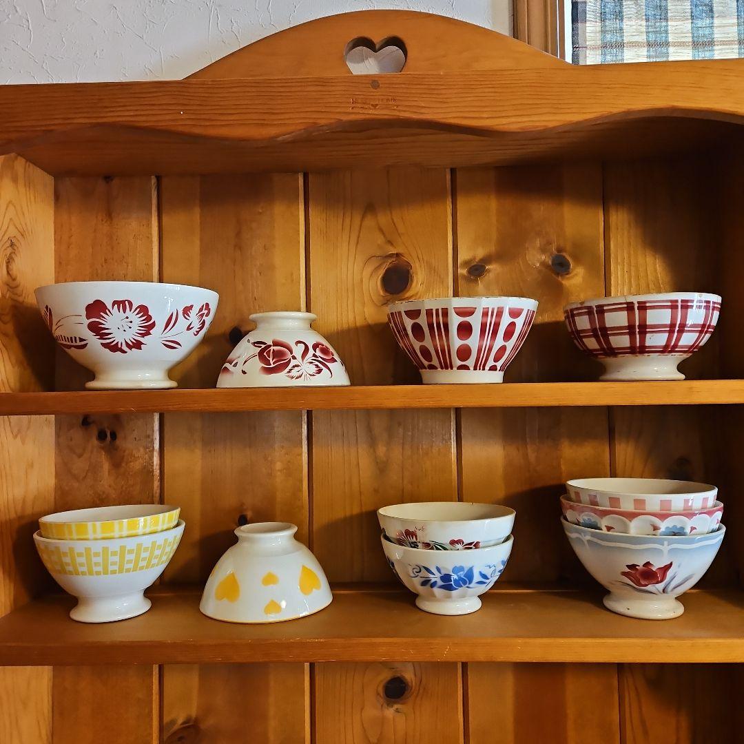 カフェオレボウル 12個セット フランス蚤の市