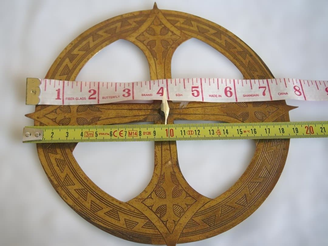 幼子イエス像や聖母マリア像などにつける光輪 真鍮 カトリック彫像用/K328