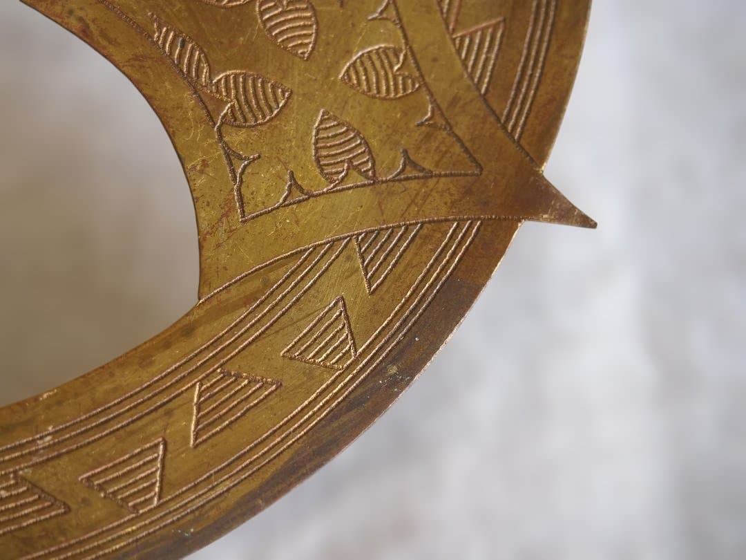 幼子イエス像や聖母マリア像などにつける光輪 真鍮 カトリック彫像用/K328