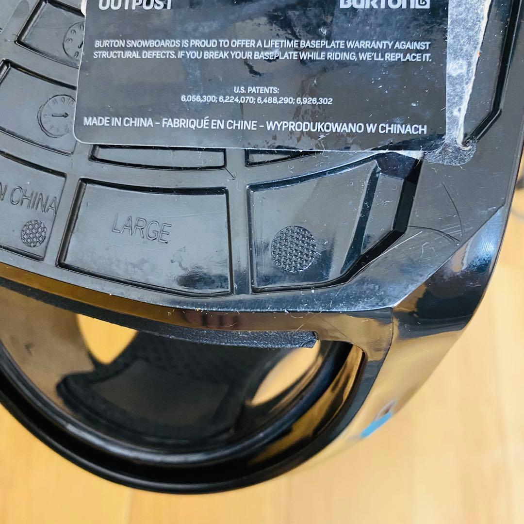 美品✨BURTON OUTPOSTビンディング　Lサイズ