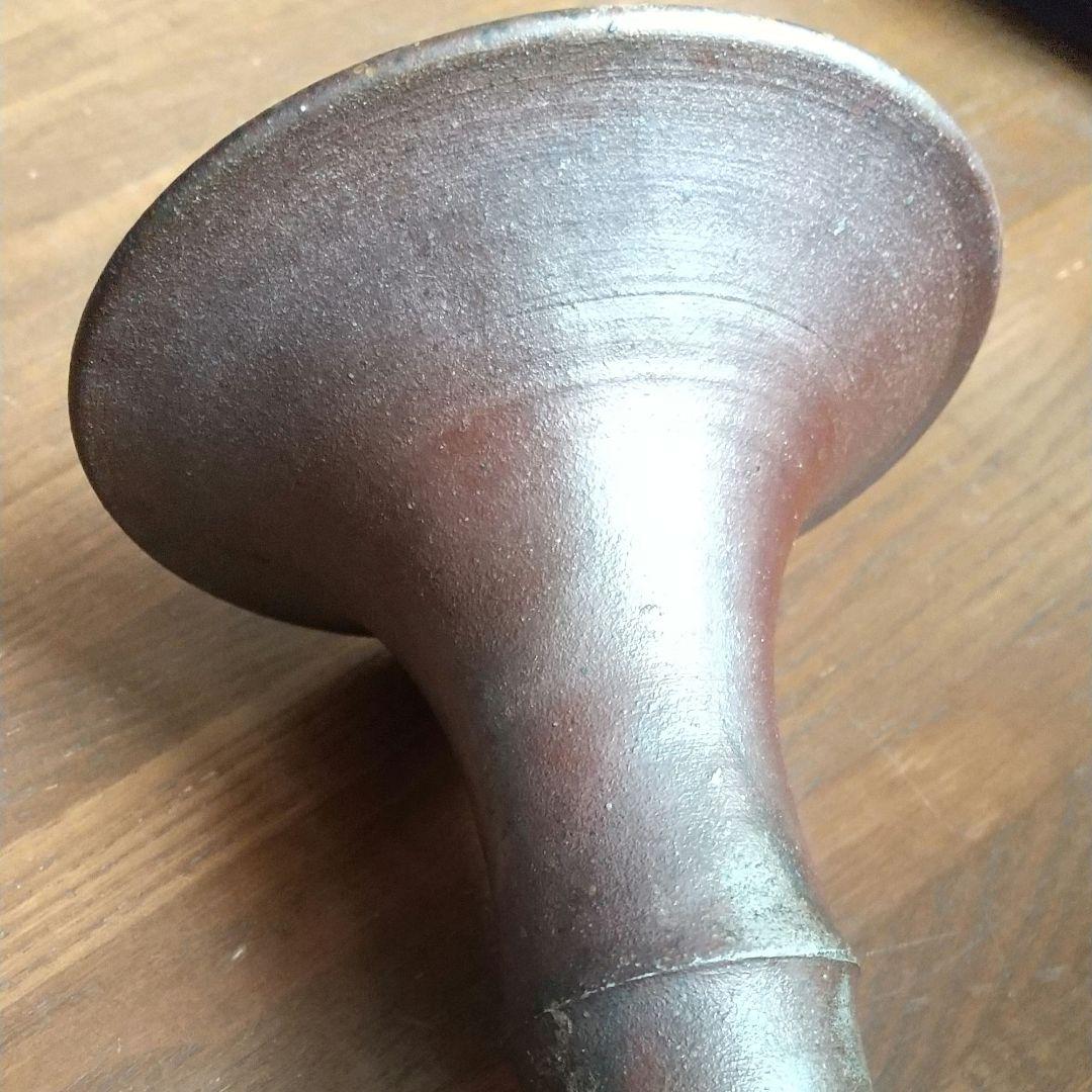 【市野悦夫作】丹波焼 花器 花生 送料無料 90