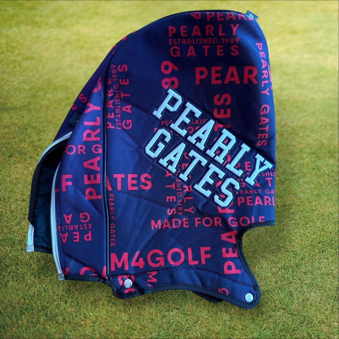 猫田さん専用です。キャディバッグ　ショルダー式　スタンド式　軽量　総柄　ネイビー