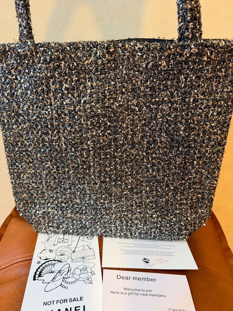 CHANEL スパンコール トートバッグ　ショルダーバッグ