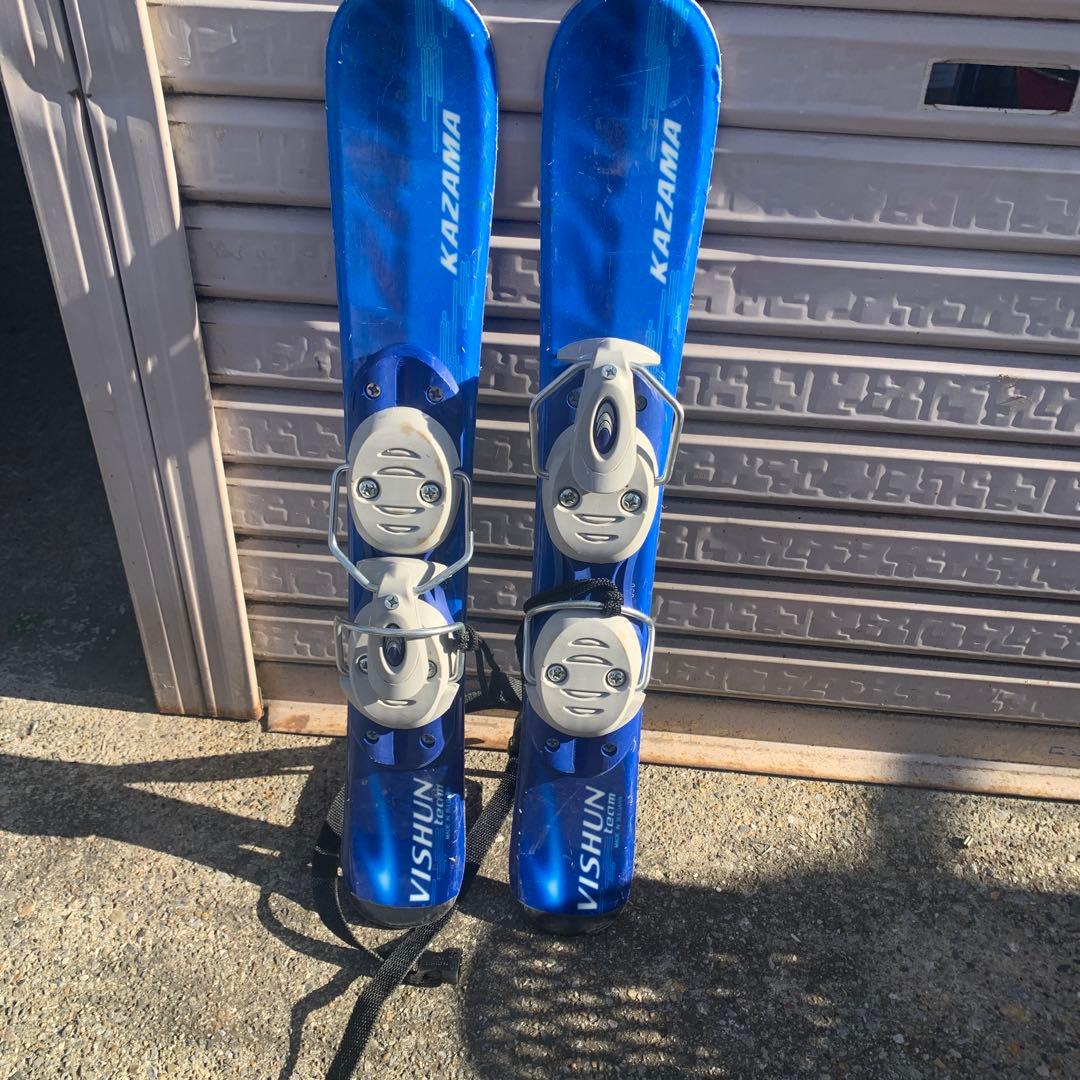 KAZAMA カザマ ファンスキー ショートスキー 62cm 子供用 レディース