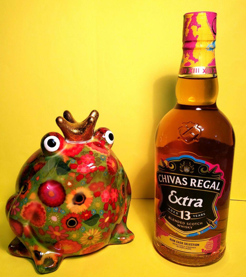 シーバスリーガル13年　Eラムカスク &ポンピドウー（ベルギー産カエルの貯金箱）