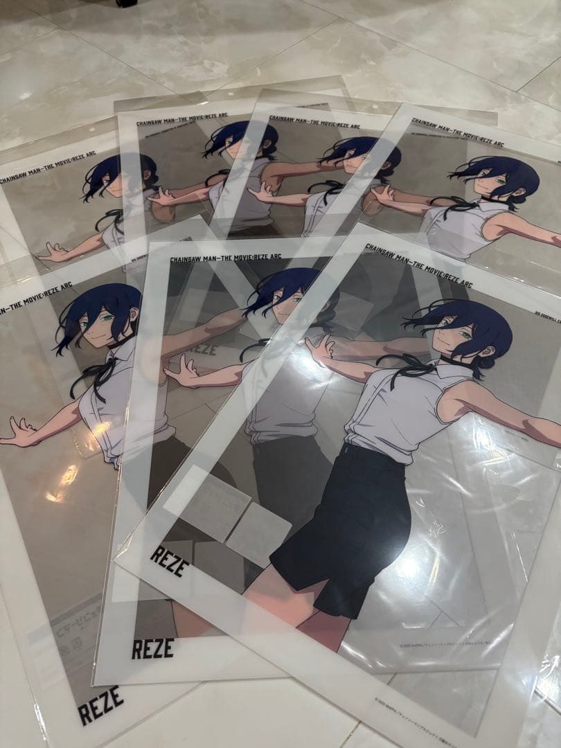 チェンソーマン　ベースヤード　A3クリアポスター　レゼ　ポスター　大交流展　映画