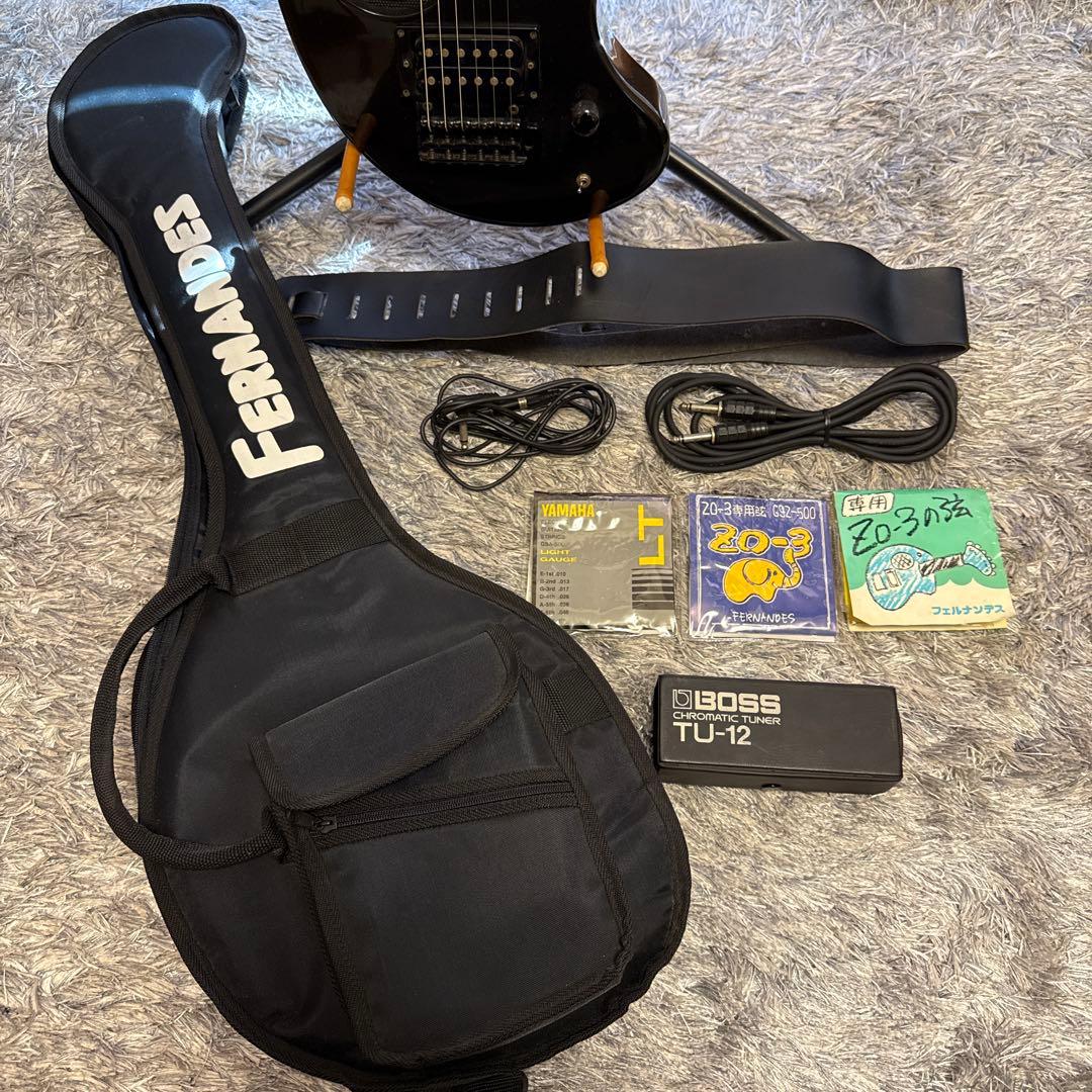 Fernandes ZO-3 ブラック　付属品あり