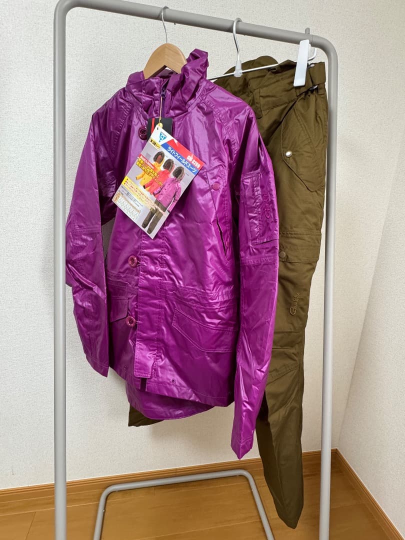 新品 未使用 がまかつ ライトフィールドスーツ GM-3269 LL パープル