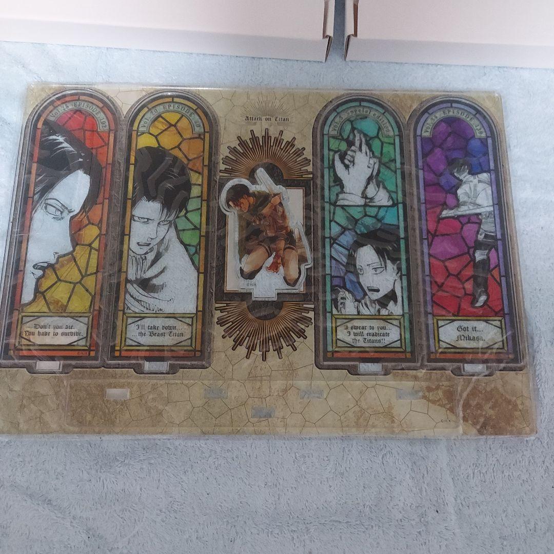 進撃の巨人　オンライン展覧会　アクリルジオラマ　リヴァイ　アニーク