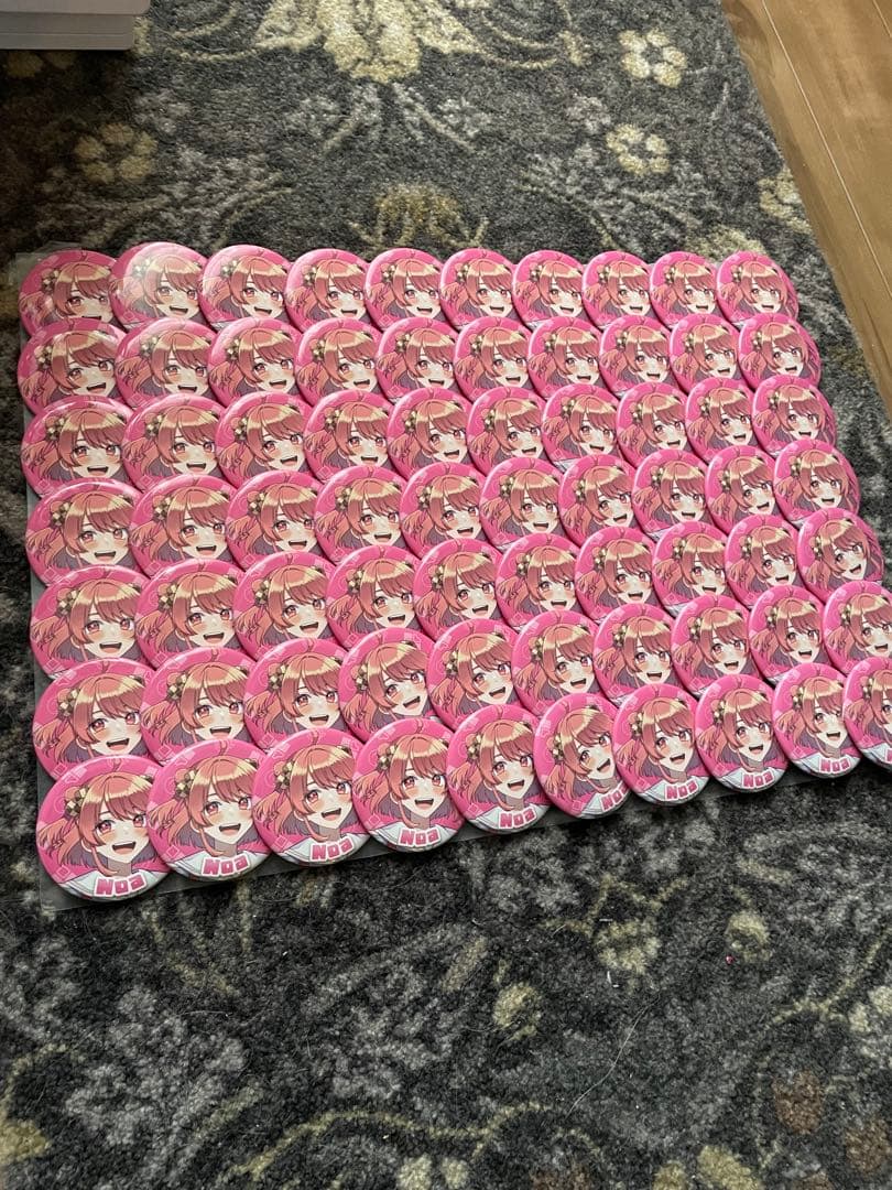 のあさん 缶バッジ 70個セット売り バラ売り不可