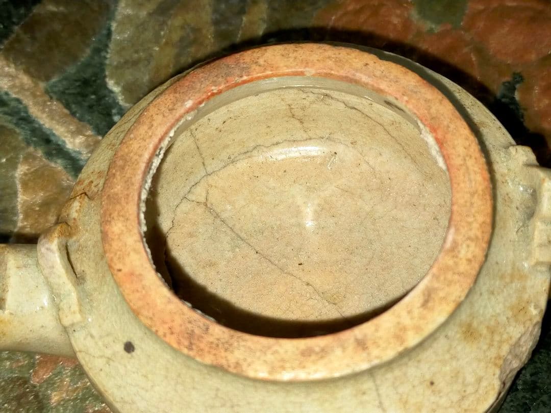 ♥御深井♥　急須　♥両口♥　発掘品　骨董　古玩