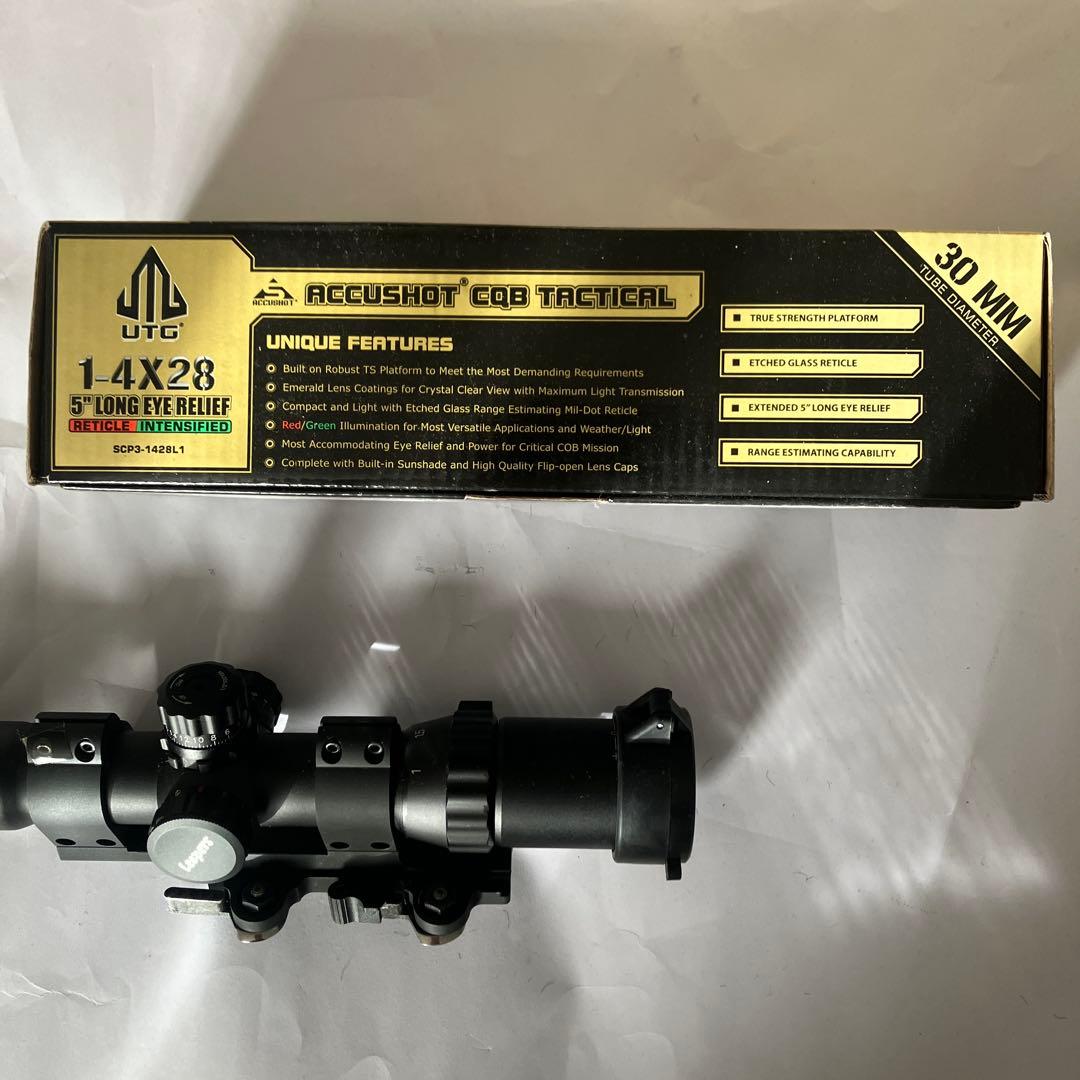 トイガン UTG Accushot CQP Tactical 1-4X28 Leapers