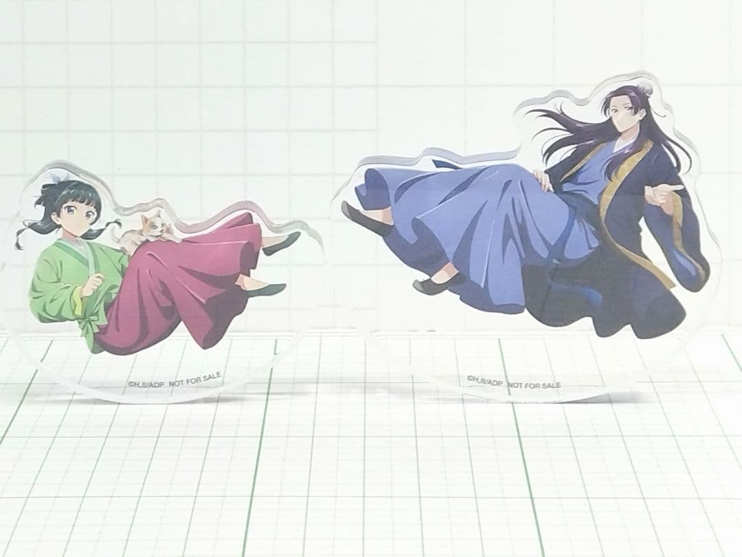 猫猫　壬氏　ゆらゆらアクリルブロック　薬屋のひとりごと　2種