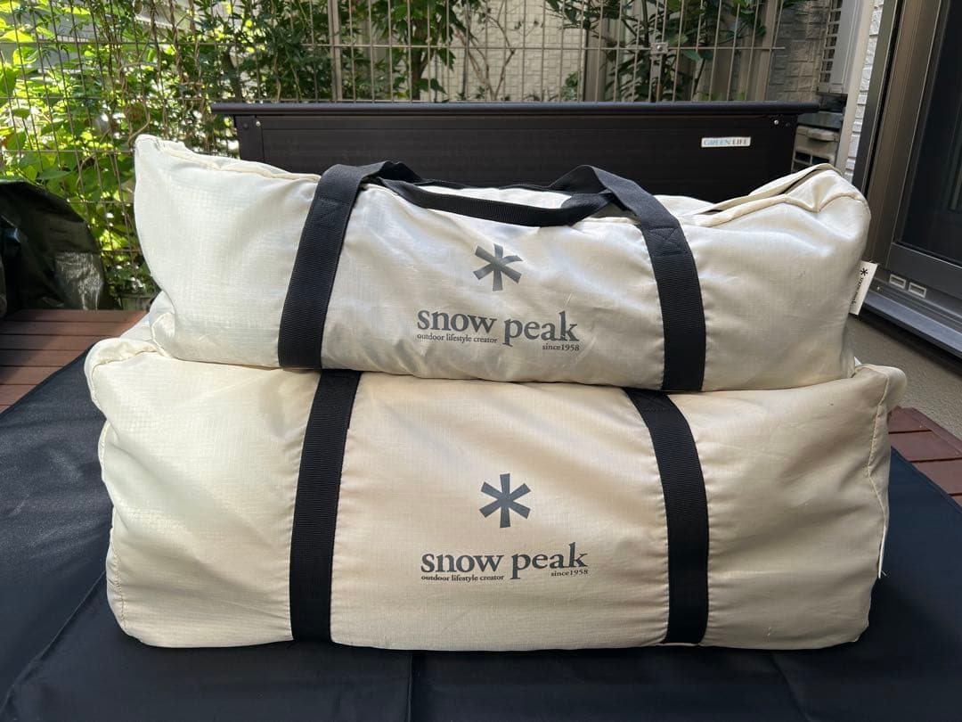 <雪峰祭2021>ランドロック pro アイボリー ブラックポール スノーピーク