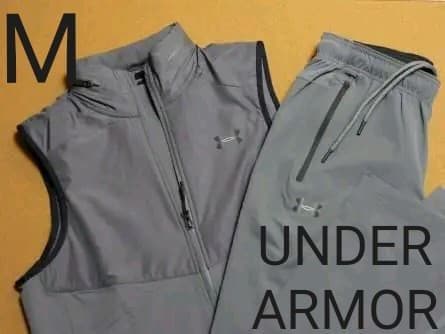 M 定価23112円 アンダーアーマー ベスト パンツ 上下 セット ゴルフ