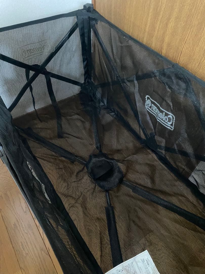 【美品】Coleman ワゴンメッシュ 【新品】ウッドロールテーブル セット