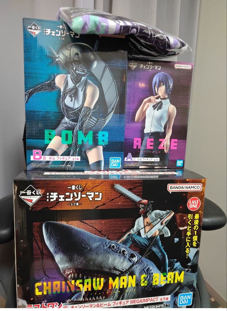 チェンソーマン 一番くじ レゼ ラストワン賞 A賞 B賞 C賞 新品未開封