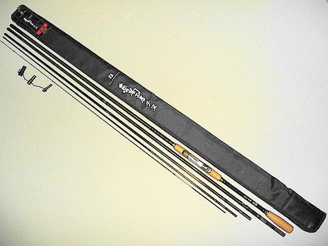 【夢幻工房 チヌ 中硬調 ５４】ii 並継 本革ベースボールステッチグリップ！