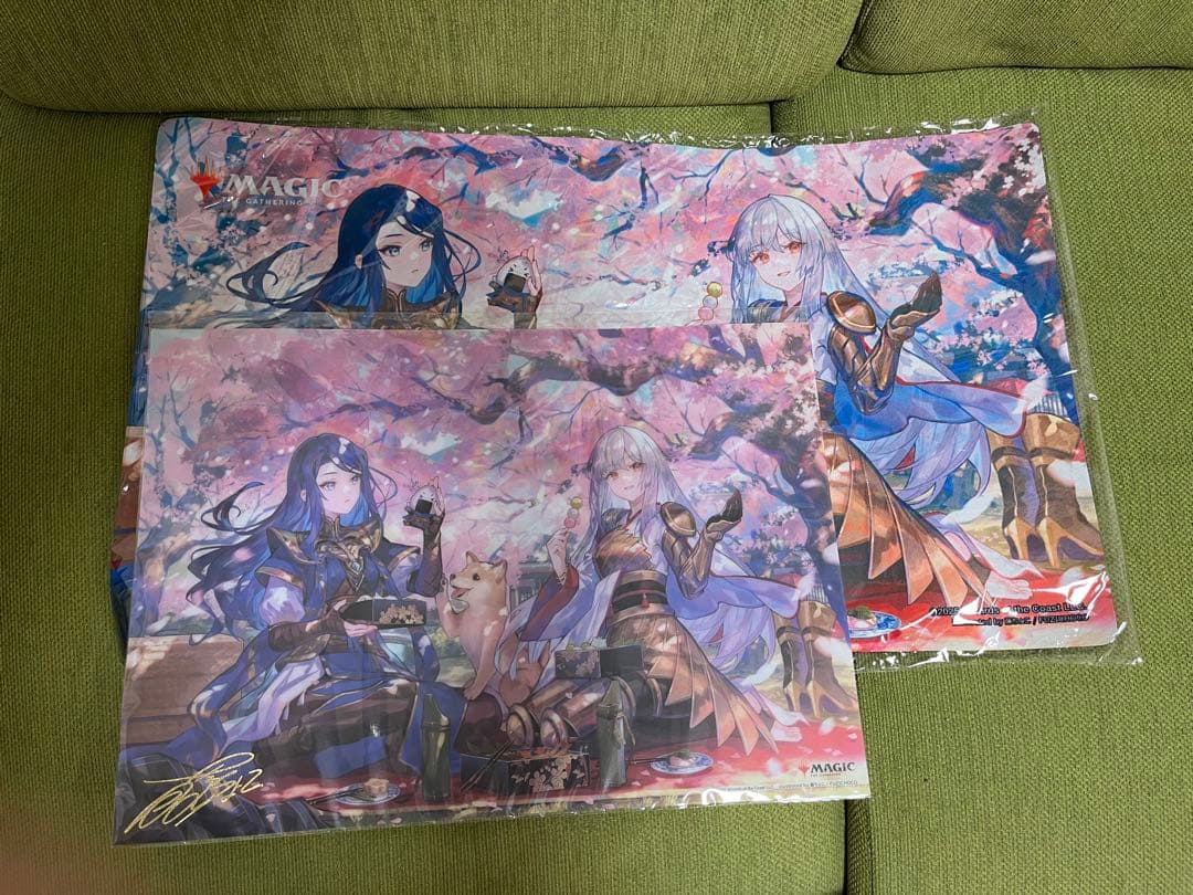 MTG お花見キャンペーン 放浪皇 プレイマット　ビジュアルボードセット