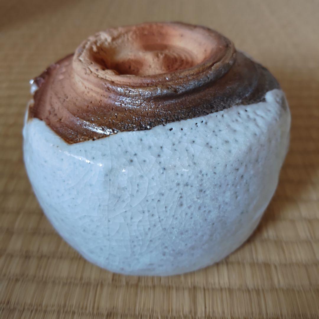 月形那比古 松風鬼志野茶碗 本物保証