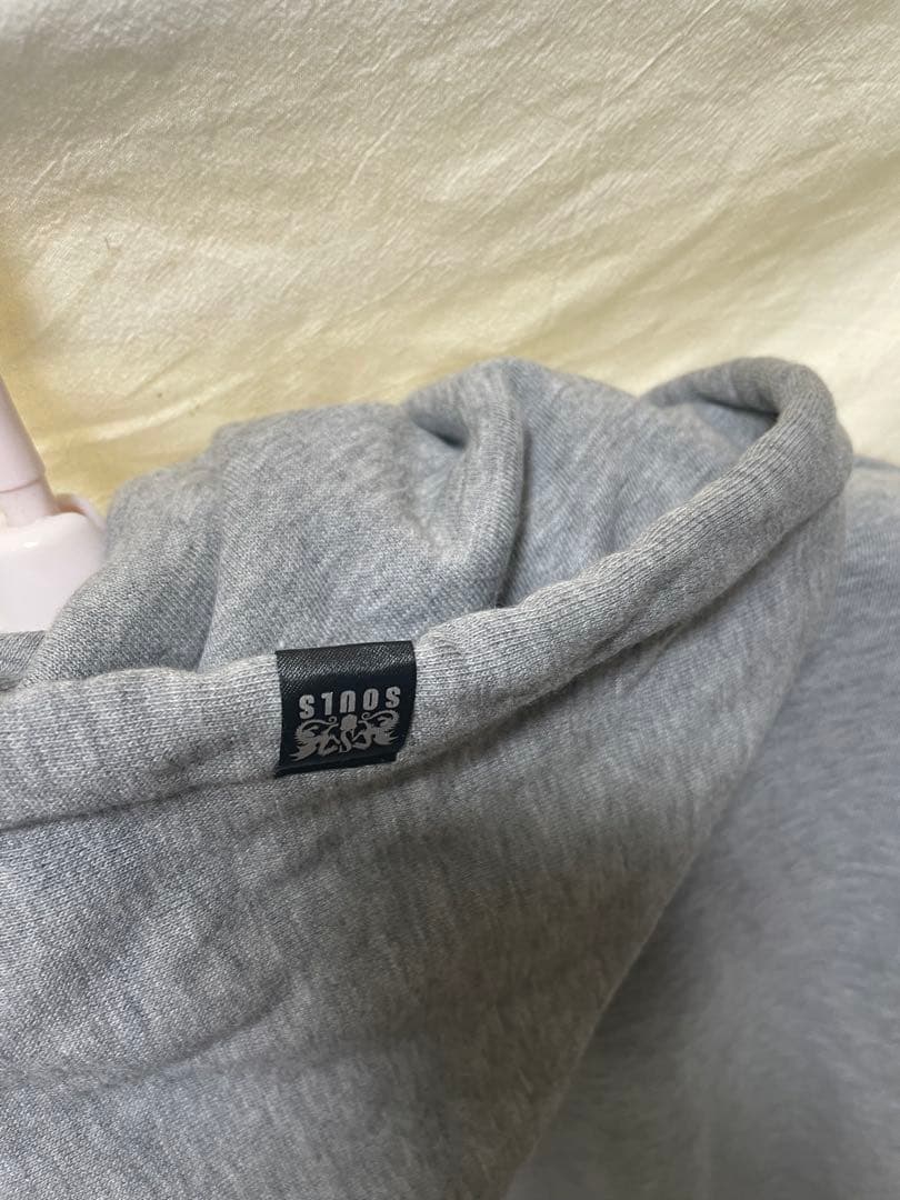 SOULS ソウルズ Wフードプルパーカー グレー 3XL
