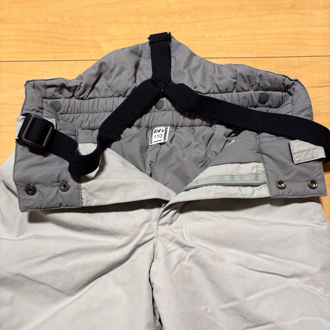 値下げ中【mont-bell】スノーウェア ジャケット&パンツセット 110cm