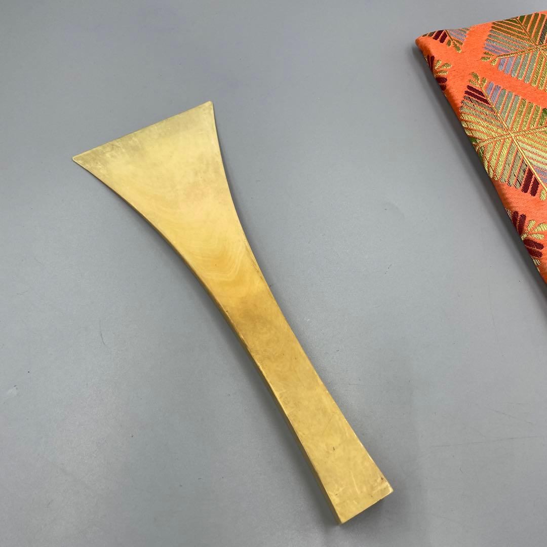 239ヴィンテージ 天然素材　三味線バチ　重さ約90g