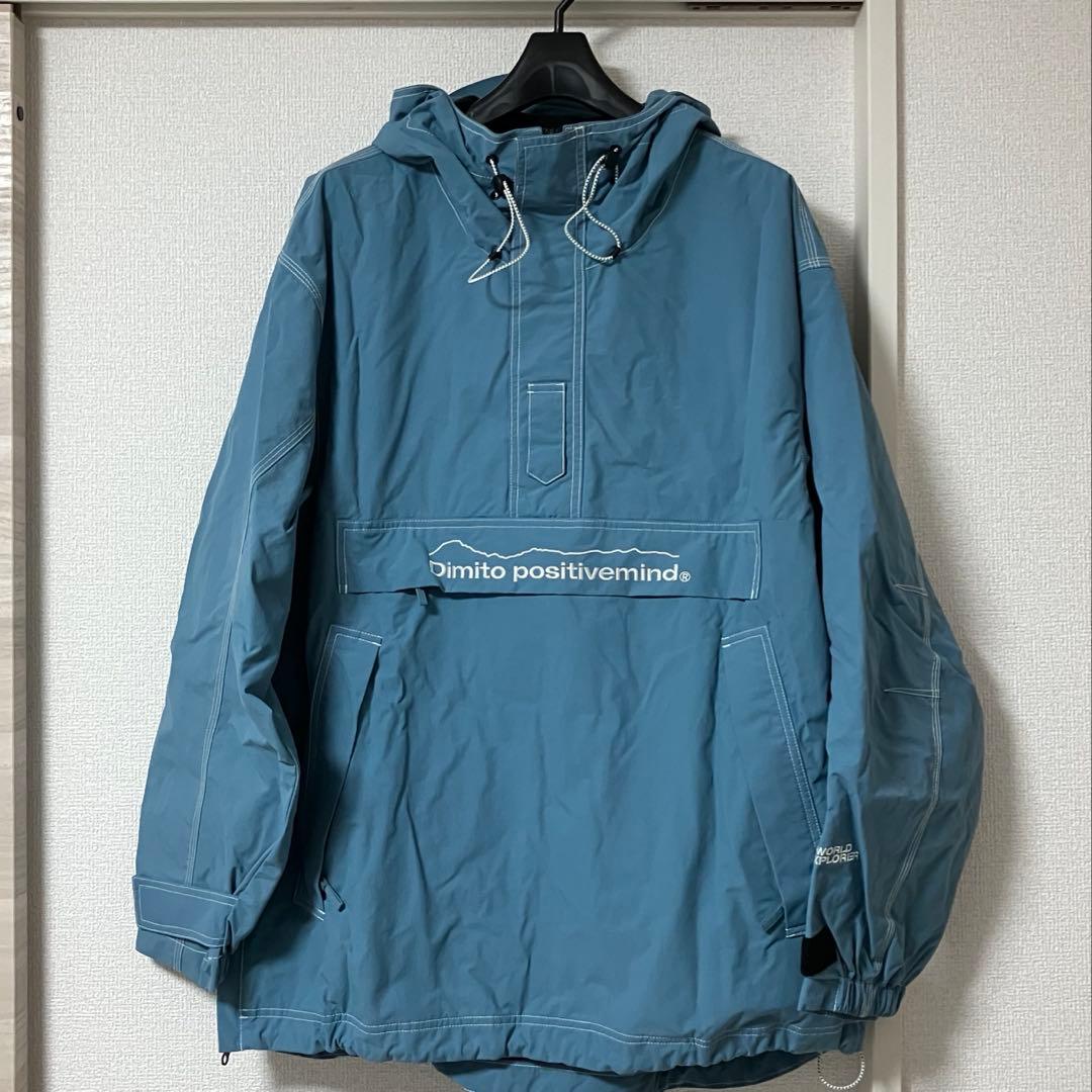 DIMITO ディミト スノーボード プルオーバー ジャケット ブルー M