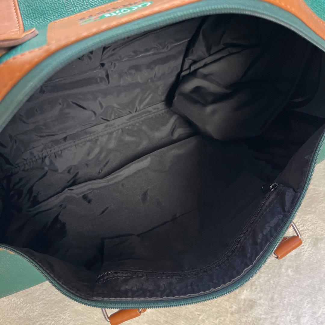 ラコステ　ボストンバック　ゴルフバッグ　旅行　総柄　大容量