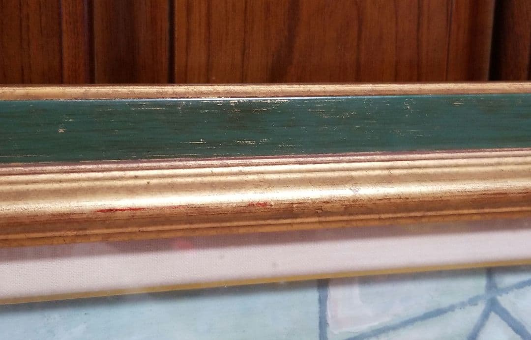 窓辺の薔薇 堀哲夫 黄色のバラの油彩画 大作