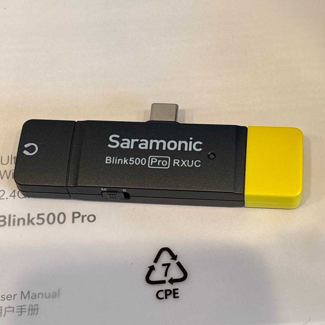 Saramonic サラモニック 2.4G超小型ワイヤレスマイクシステム 黒