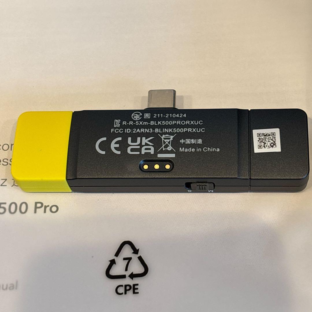 Saramonic サラモニック 2.4G超小型ワイヤレスマイクシステム 黒