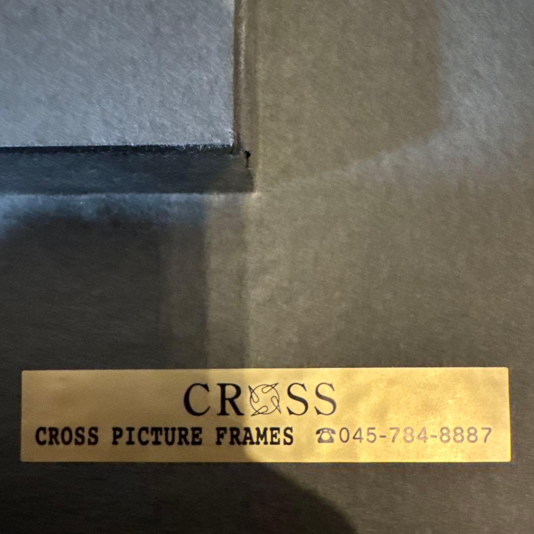 油彩画 原画 鍋島正一 白い花 0号 三越美術選品会出品作品 額装付き 静物画