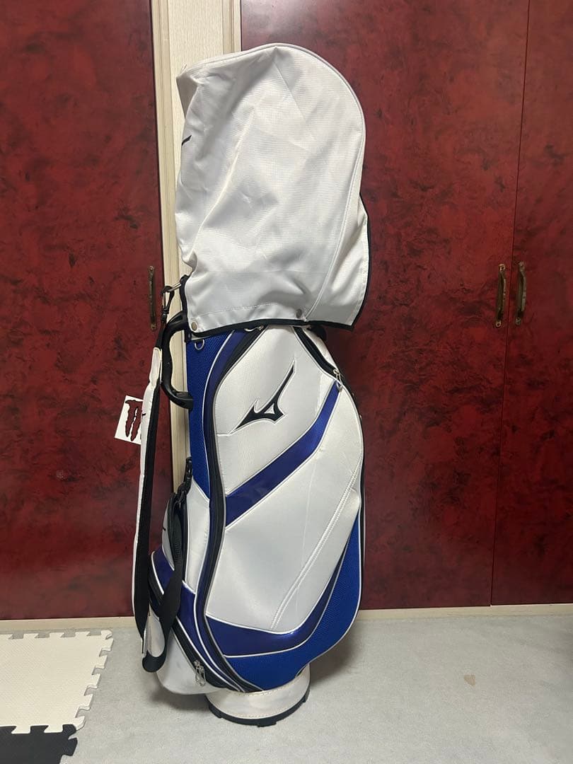 石屋さん様　Mizuno キャディバッグ ホワイト/ブルー
