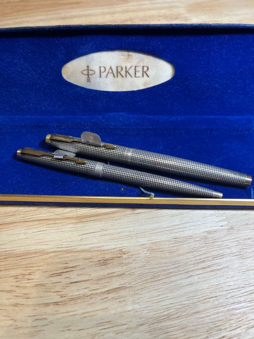 パーカー/Parker 万年筆・ボールペンセット　★スターリングシルバー　14Ｋ