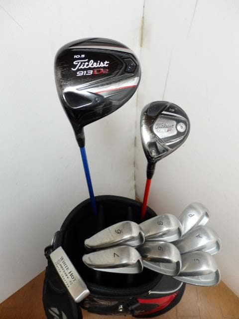 人気ブランド：タイトリスト・テーラーメイド・左利き用ゴルフクラブセット