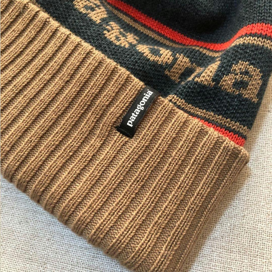 Patagonia ポンポン　ニット帽　パタゴニア パウダー・タウン・ビーニー
