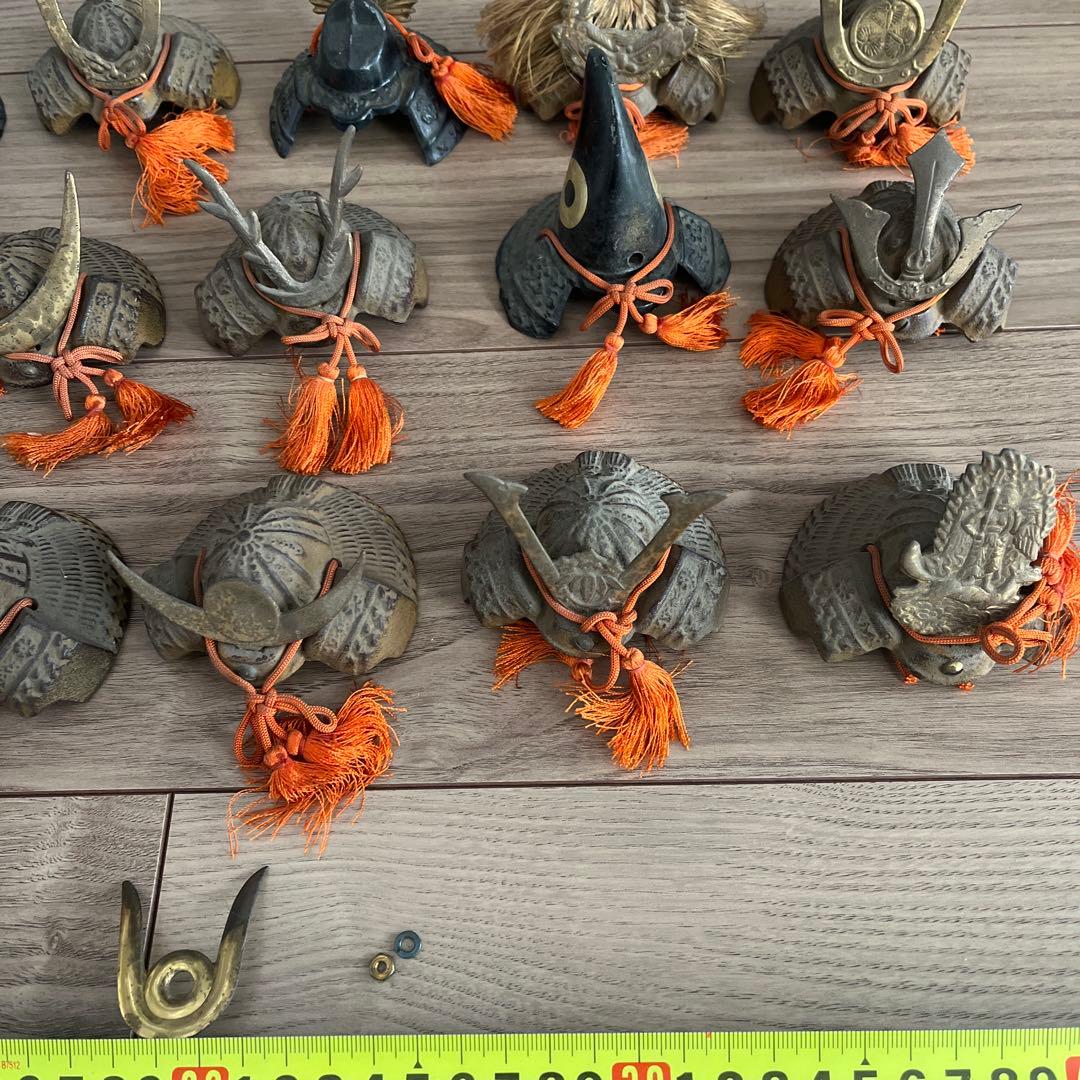 ミニチュア兜15個セット