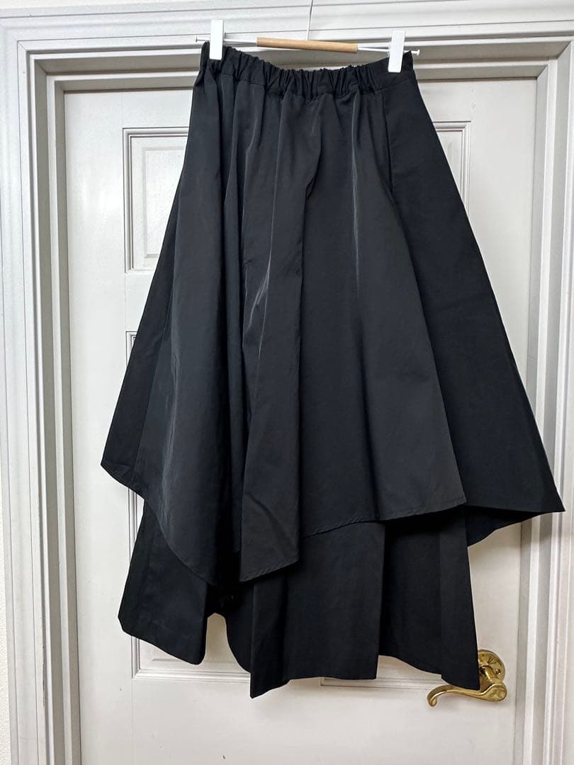 UN3D. アシンメトリーレイヤードパンツ　36