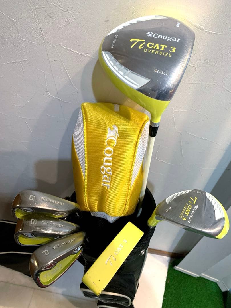 レディースゴルフクラブ　ハーフセット　クーガー　優しい　バッグ/ワールドイーグル