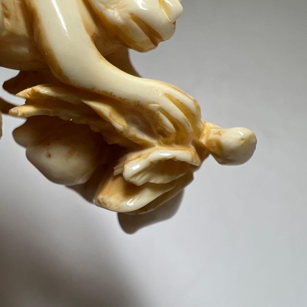 極上サル根付　16g 東Y8-0205☆2Fトヒチ