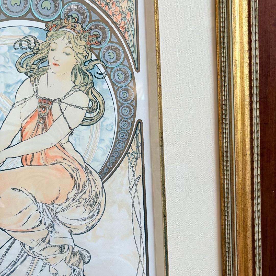 アルフォンス ミュシャ【四芸術 ペインティング (絵画)】リトグラフ