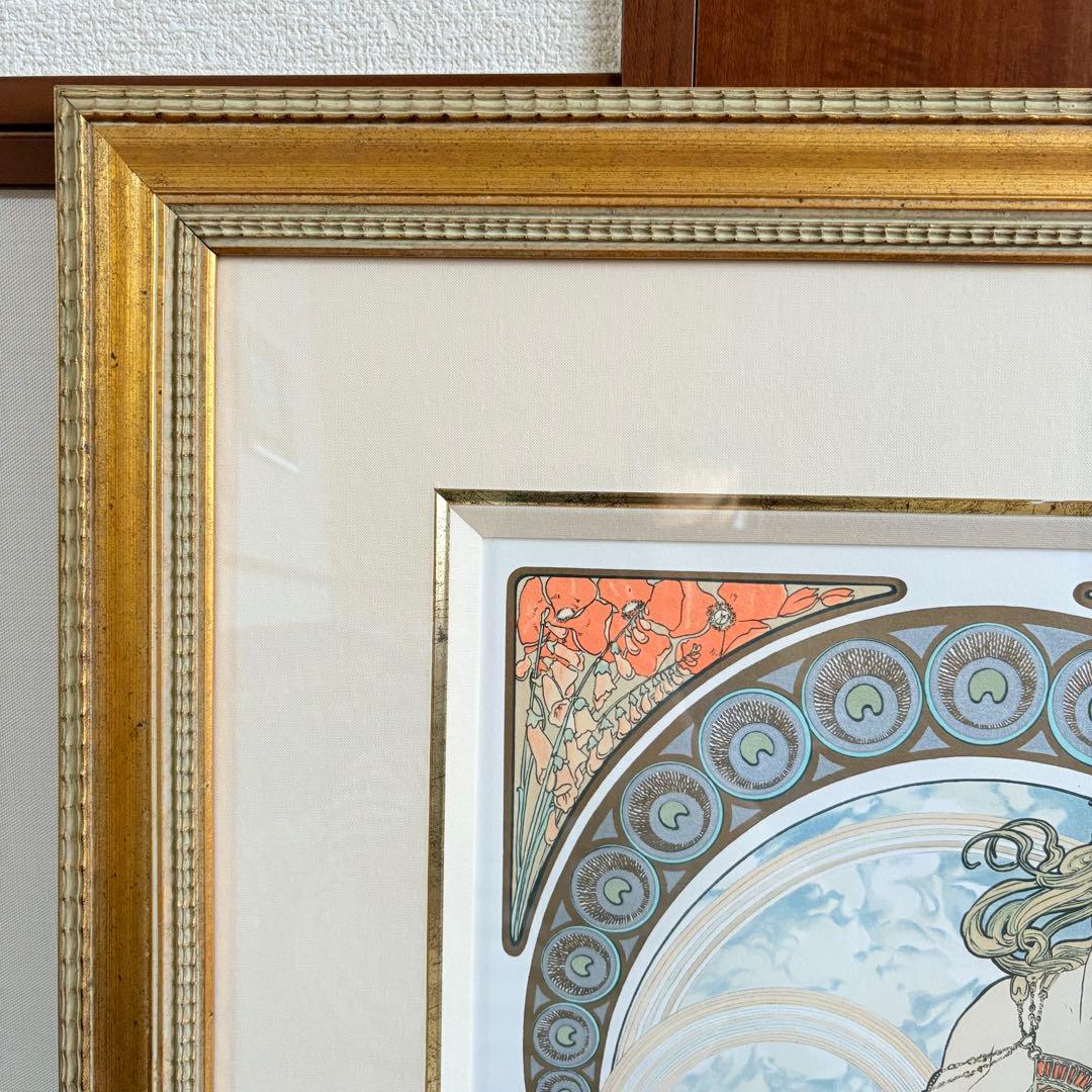 アルフォンス ミュシャ【四芸術 ペインティング (絵画)】リトグラフ