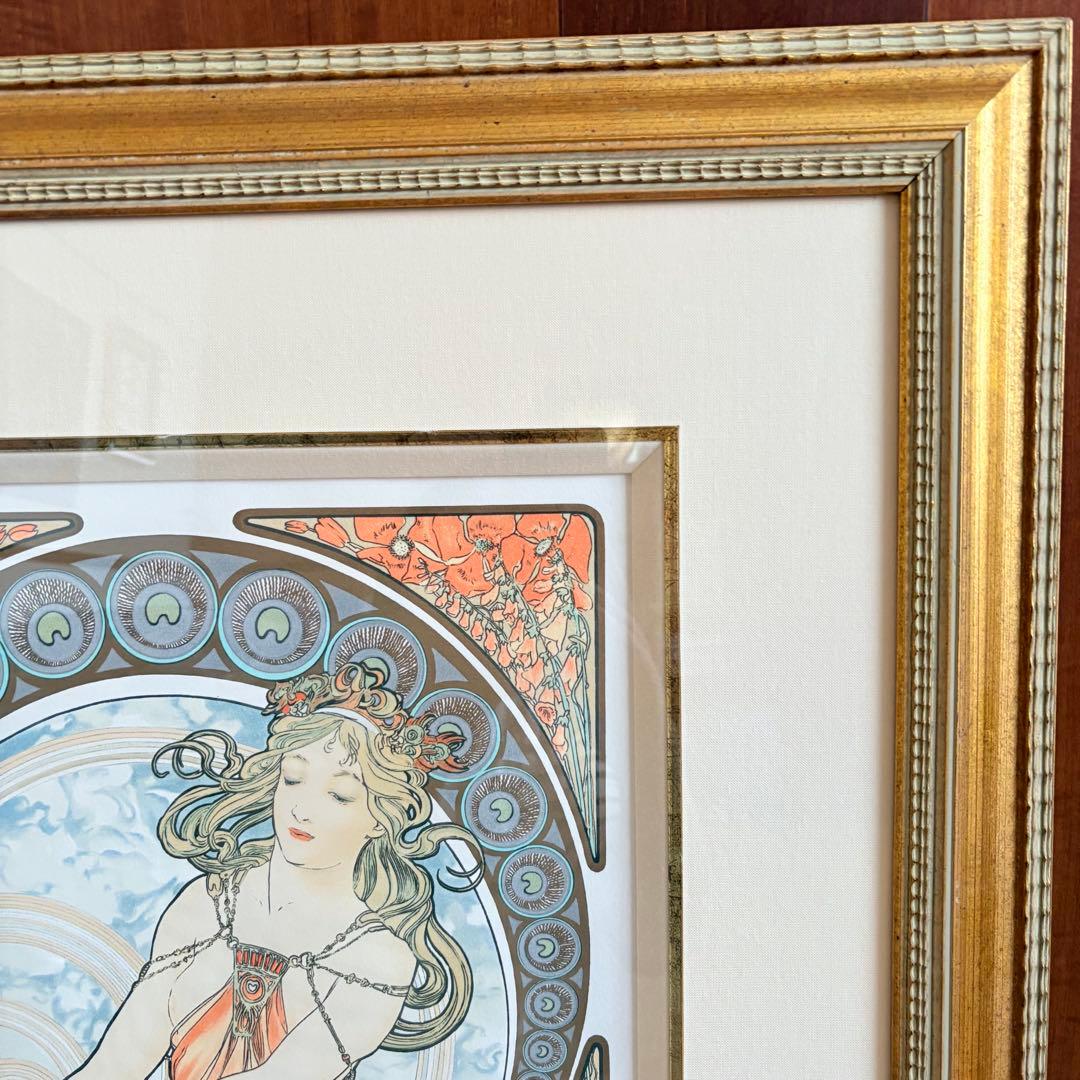 アルフォンス ミュシャ【四芸術 ペインティング (絵画)】リトグラフ