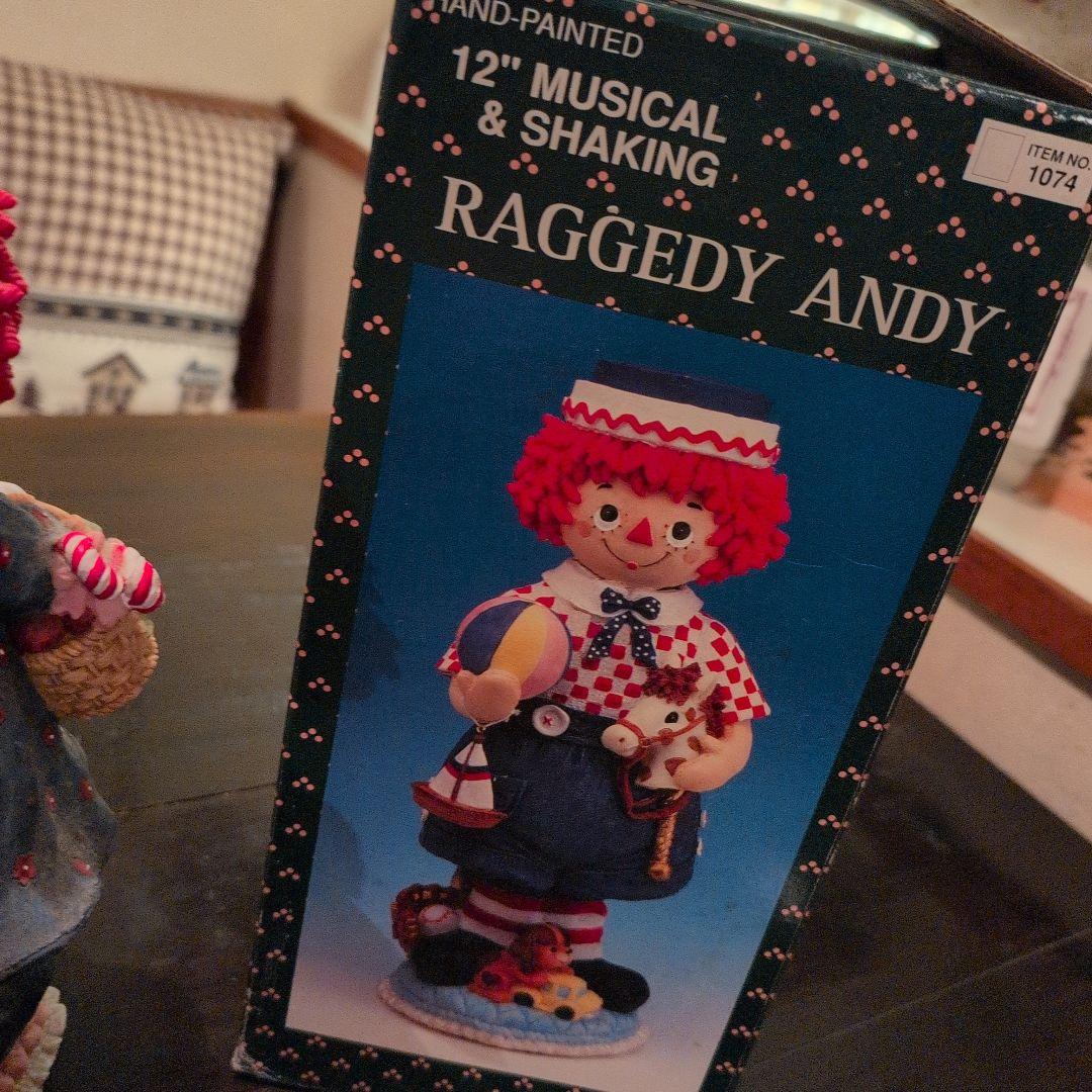 アン＆アンディ　陶器 オルゴールドール　ペア